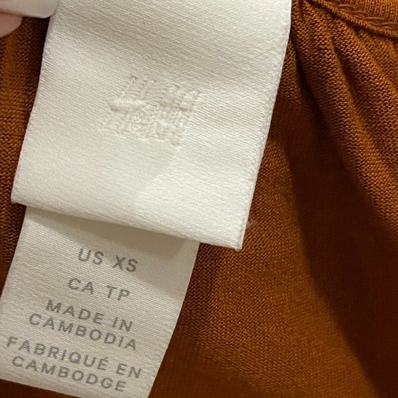 H&M brown top / blouse - Picture 2 of 4